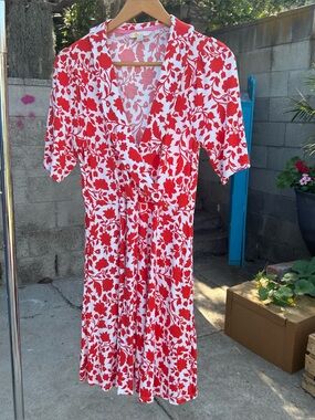 Boden Fixed Wrap Jersey Dress with pockets